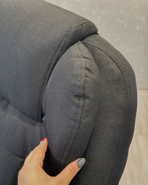 Офисное кресло BOSS КО22 VIP с массажной подушкой/с подножкой Черный (17207) - фото 8 Офисное кресло BOSS КО22 VIP с массажной подушкой/с подножкой Черный (17207) - фото 8