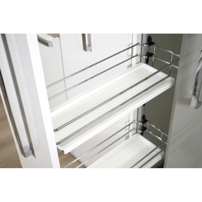 Карго правое боковое Rejs Maxima Evo на 5 полок 150x1700 мм Хром/Белый (WE27.5338.08.374) - фото 3