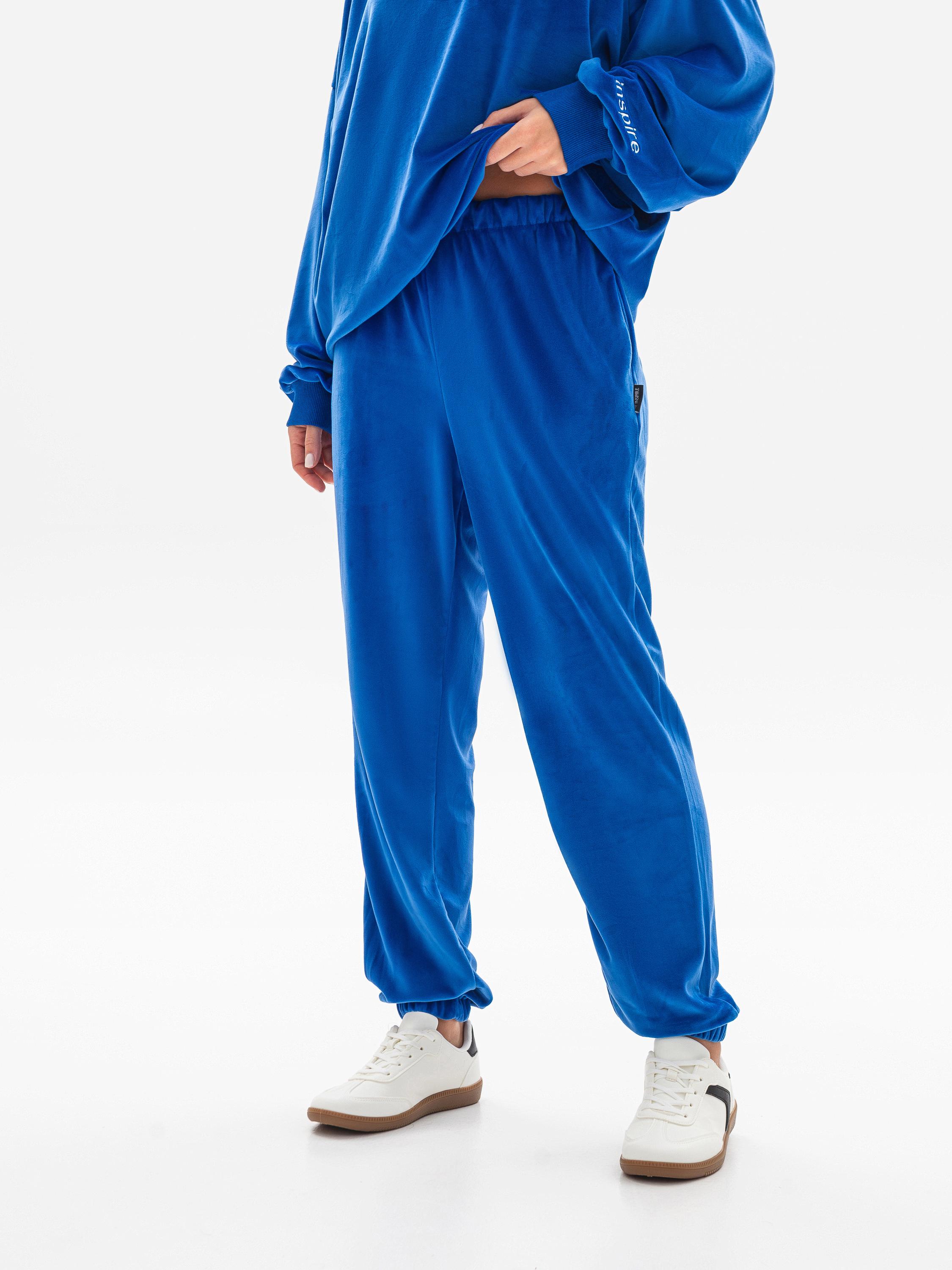 Велюровый женский костюм S/M Синий (1016) - фото 10 Велюровый женский костюм S/M Синий (1016) - фото 10