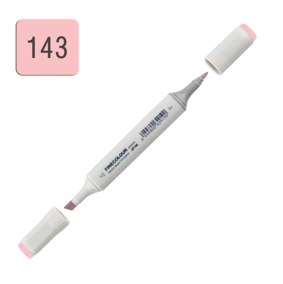 Маркер спиртовой Finecolour Sketchmarker 143 R143 Шпинель розовая (EF100-143) - фото 2