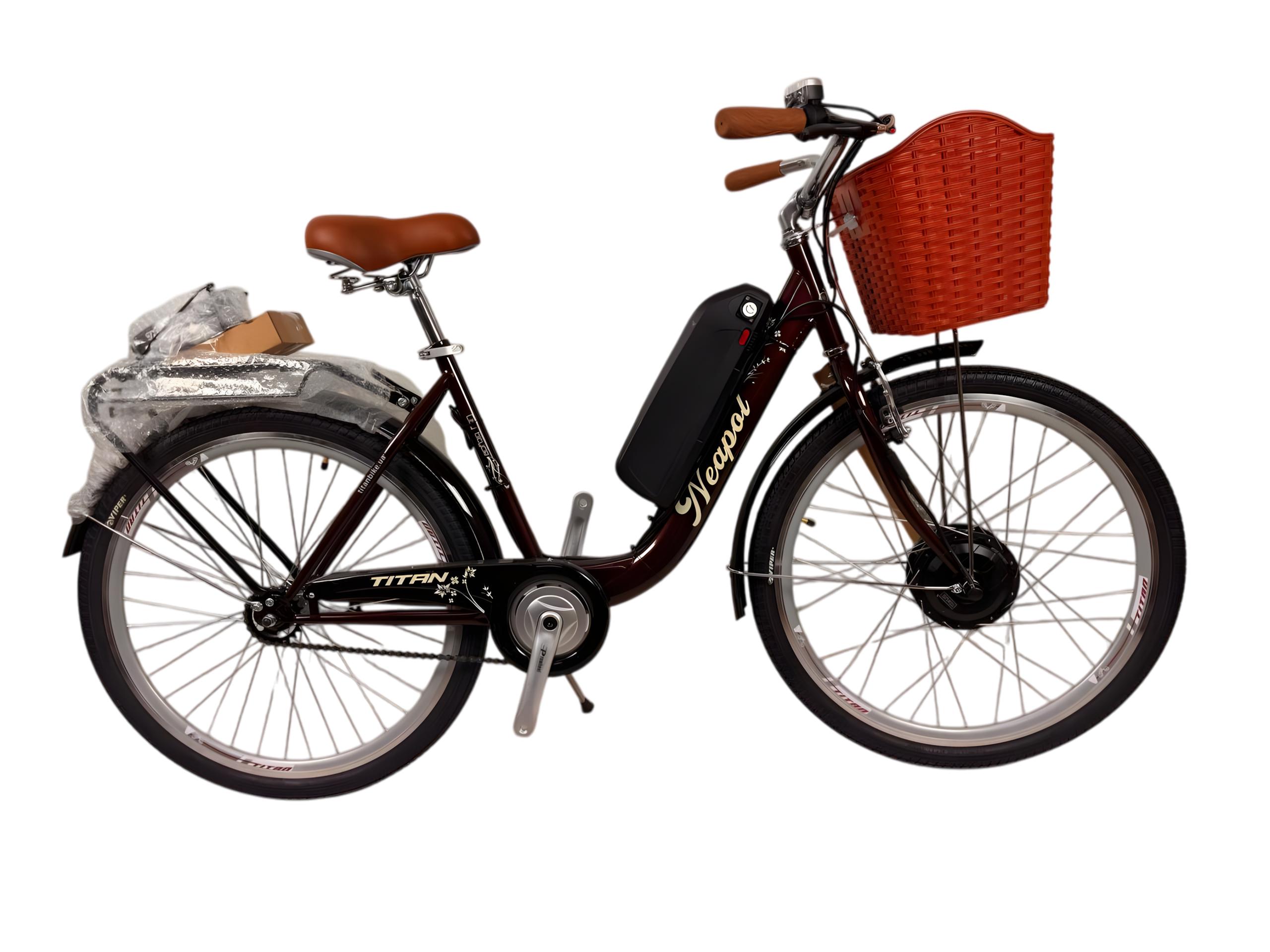 Электровелосипед Titan Neapol 26" 18" 500 W 48 V 10 Ah Коричневый