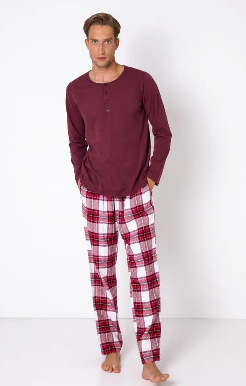 Пижама мужская Aruelle L Красный (Nathan-long)