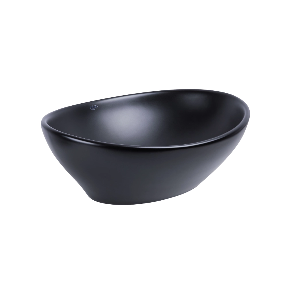Раковина накладная Qtap Dove овальная 335x410 мм Черный матовый (SD00052908) Раковина накладная Qtap Dove овальная 335x410 мм Черный матовый (SD00052908)