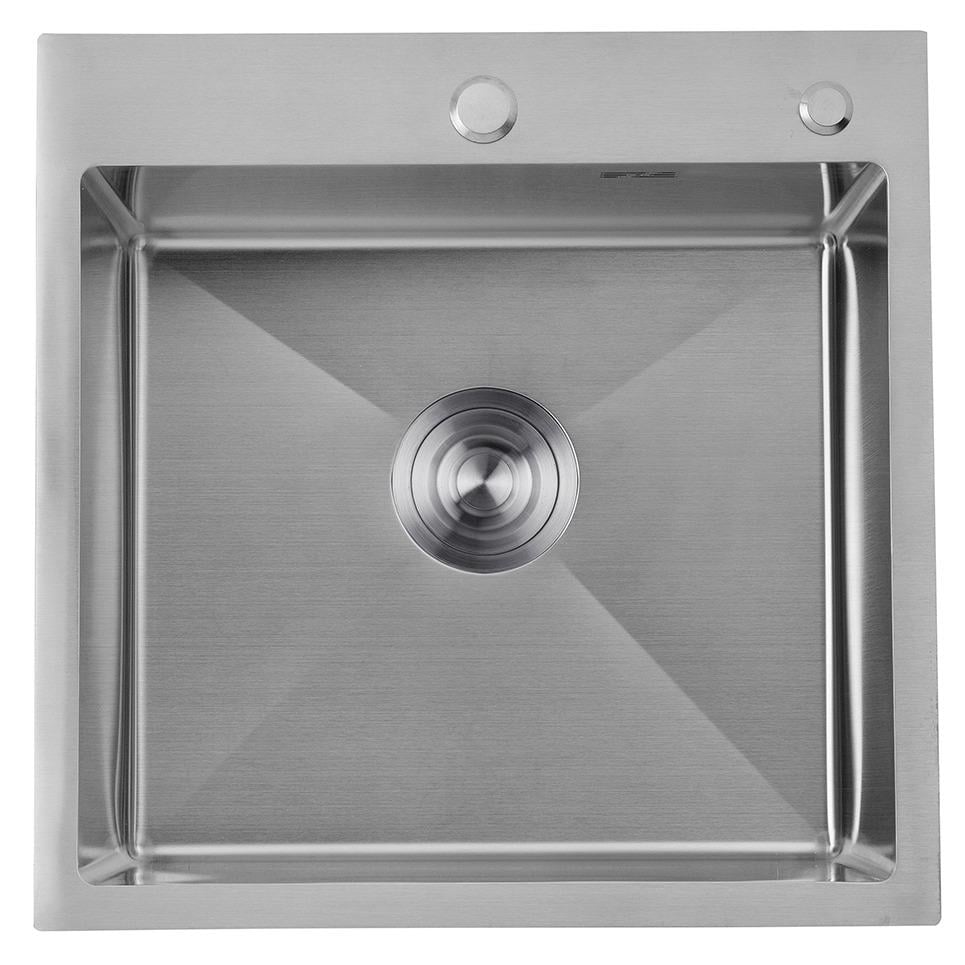 Мойка кухонная Kroner CV022800 из нержавеющей стали квадратная 500x500 мм 1 мм (25956472) Мойка кухонная Kroner CV022800 из нержавеющей стали квадратная 500x500 мм 1 мм (25956472)
