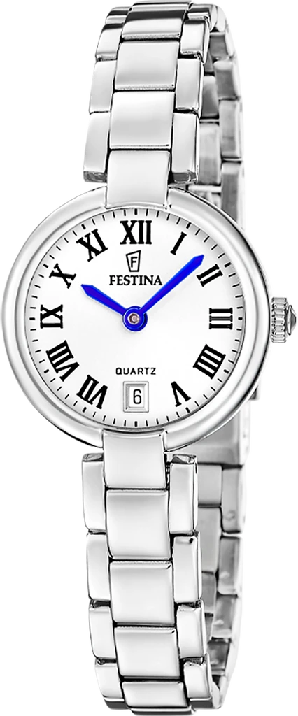 Наручные часы женские Festina F20784/2 Mademoiselle со стальным корпусом WR 50 м и белым циферблатом Наручные часы женские Festina F20784/2 Mademoiselle со стальным корпусом WR 50 м и белым циферблатом