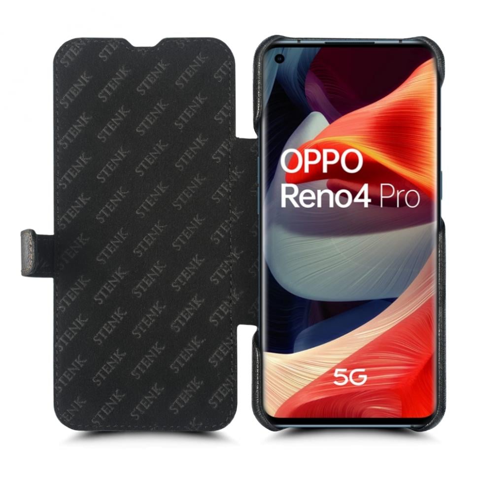 Чехол книжка Stenk Premium для OPPO Reno4 Pro 5G Черный (69177)