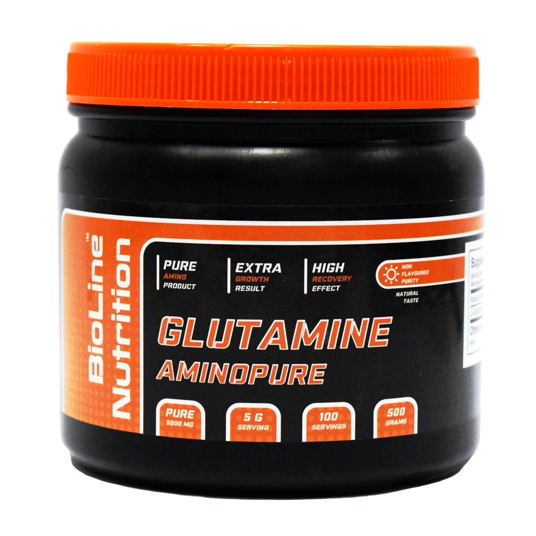 Амінокислота Глютамін BioLine Nutrition 0,5 кг