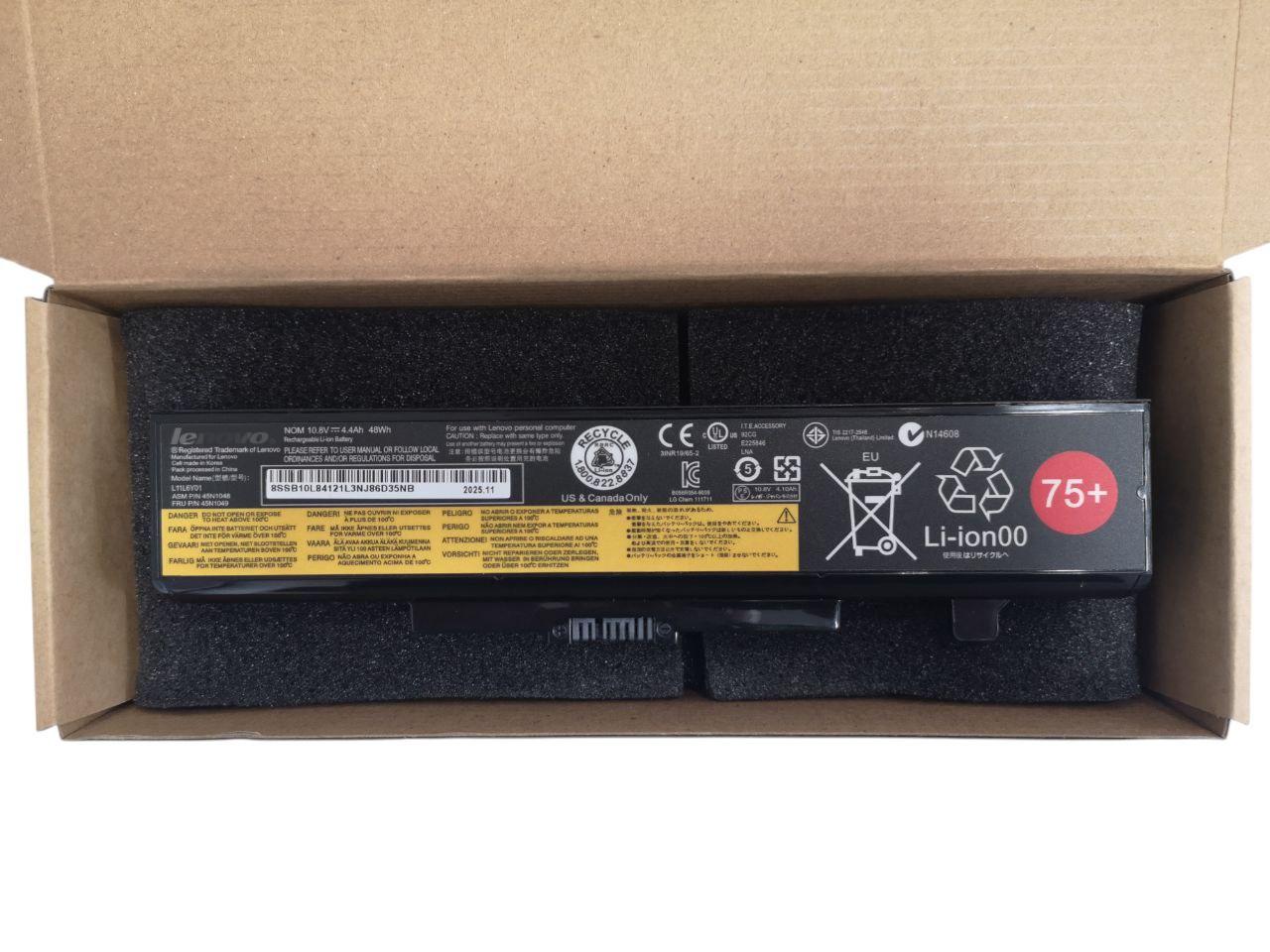 Аккумулятор для Lenovo ThinkPad Edge E430/E431/G480/45N1042/45N1043/45N1048/45N1049/L11M6Y01/L11L6F01/L11S6F01 4400 mah 48Wh (000013695)