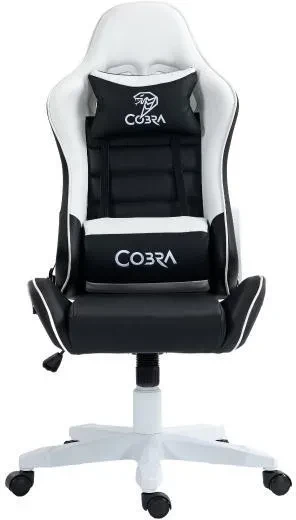 Компьютерное кресло геймерское Cobra Rebel CR202 Бело-черный (162939528)
