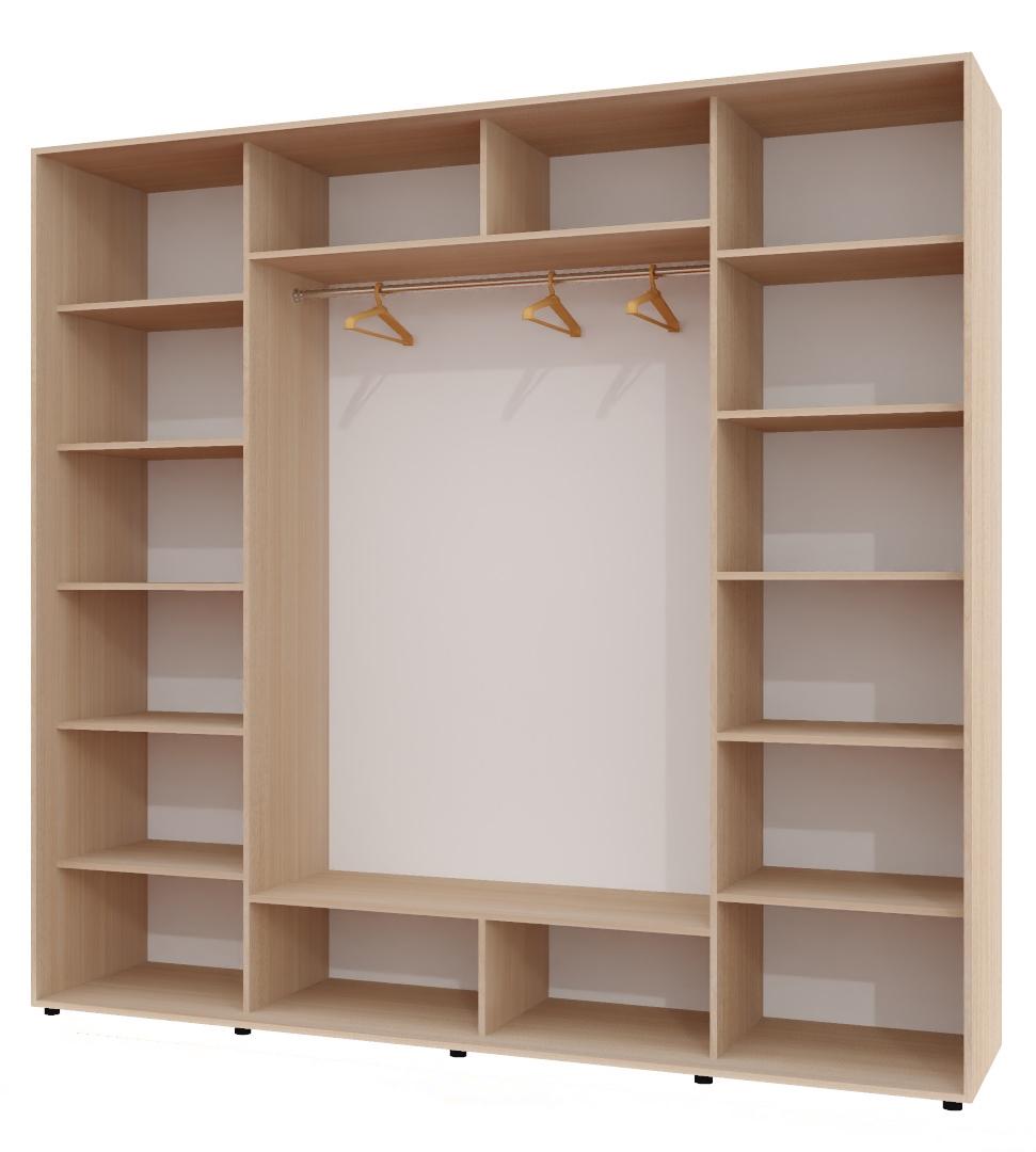 Корпус шкафа-купе Алекса ШК-05 250х60х240 см Дуб молочный Корпус шкафа-купе Алекса ШК-05 250х60х240 см Дуб молочный