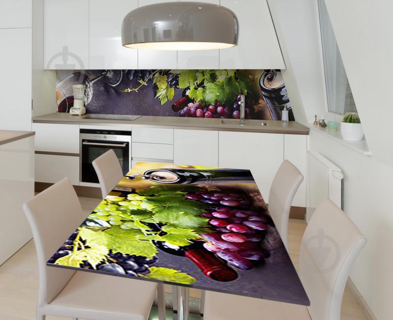 Наклейка 3Д виниловая на стол Zatarga «Откупорка вина» 650х1200 мм (Z184935/1st)