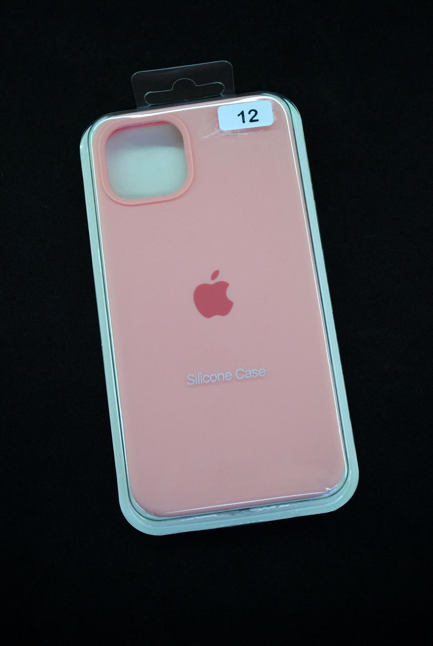 Чохол для телефону iPhone 13mini Silicone Case FULL №12 salmon pink