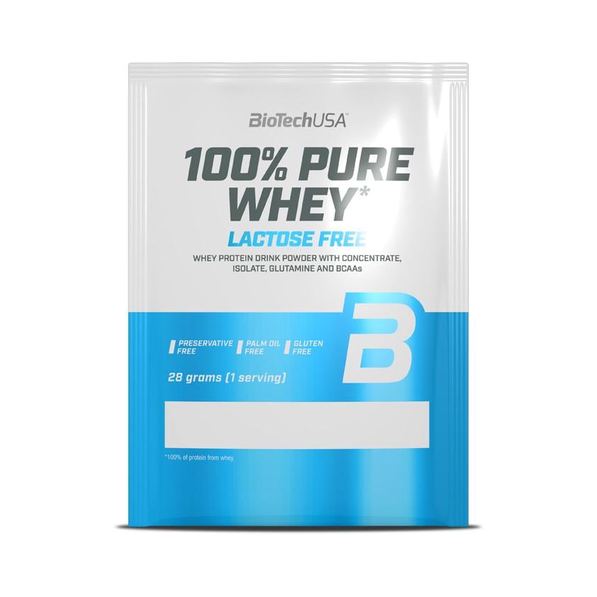 Протеин BioTech 100% Pure Whey Lactose Free 28 г Черный бисквит (6376V16287)