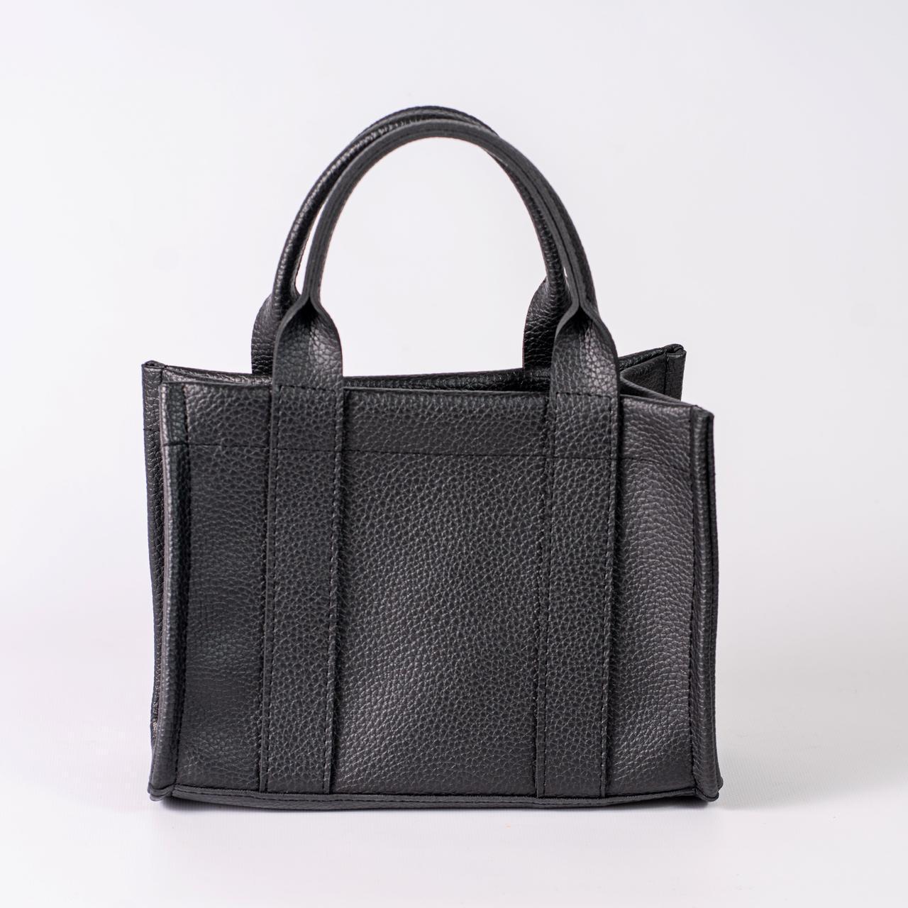 Сумка женская тоут XENIA № 40-24 из эко-кожи Черный - фото 4