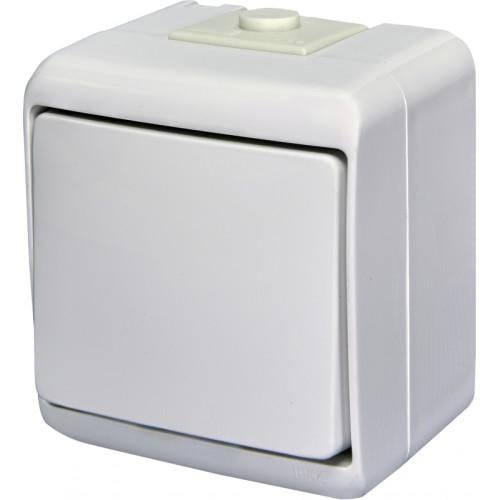 Вимикач одноклавішний ETI VHE-1 IP54 Білий (4668000)