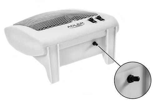 Обогреватель кварцевый инфракрасный 800 Вт 2 уровня мощности Белый - фото 5