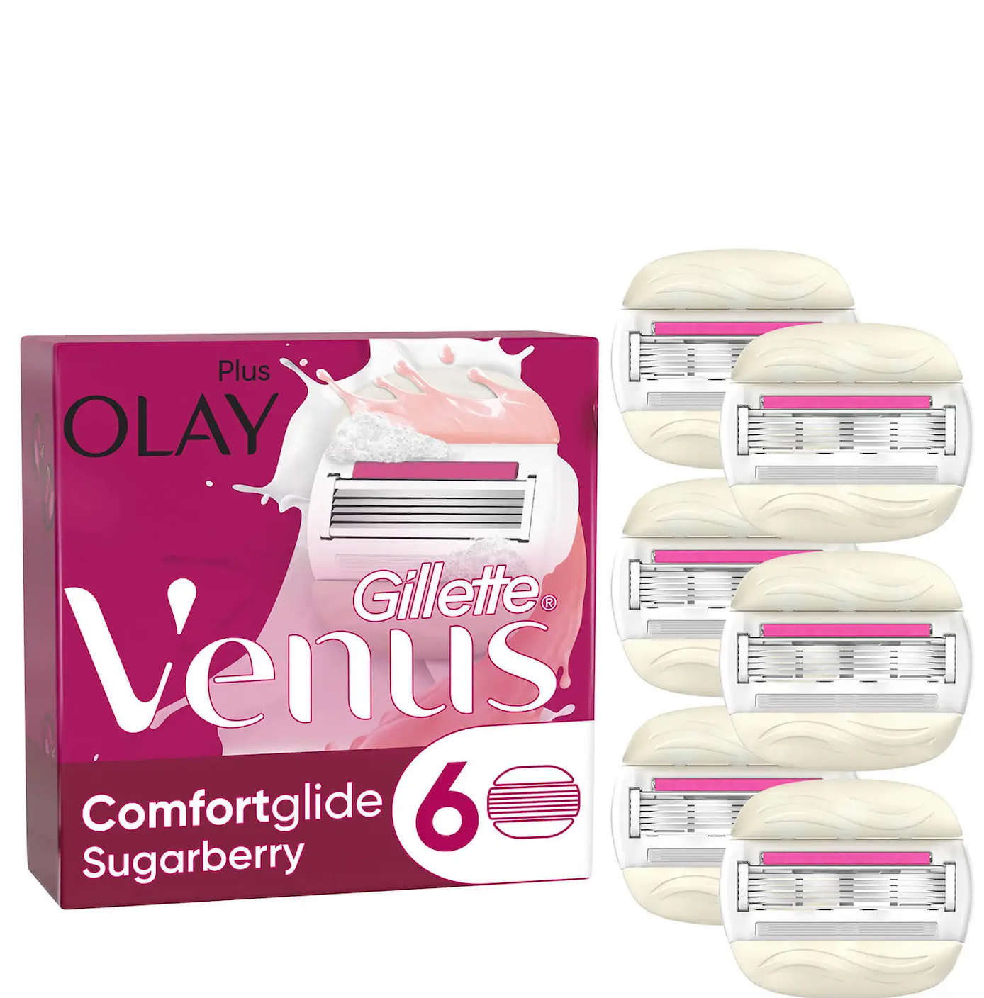 Картриджі змінні для гоління жіночі Venus & Olay 5 лез 6 шт. - фото 2