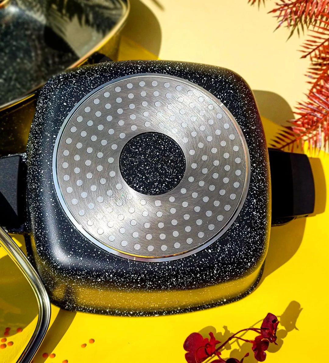 Каструля Edenberg із мармуровим антипригарним покриттям 2.8 л 20 см (EB-8111) - фото 4