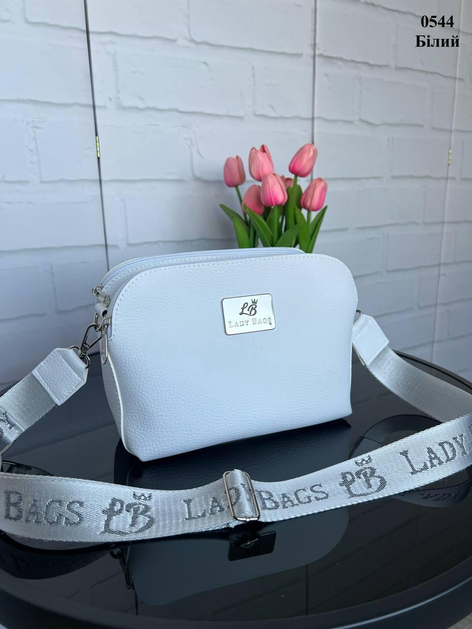 Клатч кросс-боди с широким ремнем Белый (2732414517) - фото 3 Клатч кросс-боди с широким ремнем Белый (2732414517) - фото 3