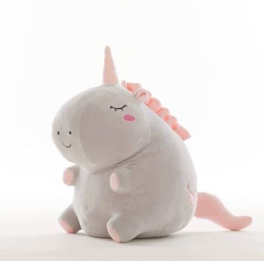 Мягкая игрушка плюшевая Plush Единорог 38 см Серый (9263)