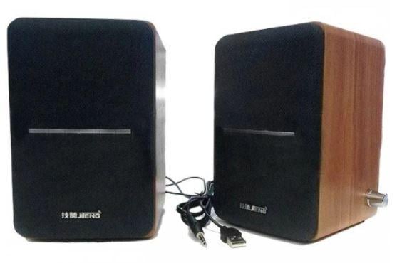 Акустические колонки Jiteng JT-009 2 6 Вт USB 5V 3,5 мм динамика 60 мм 140x90x90 мм Black (3513101)