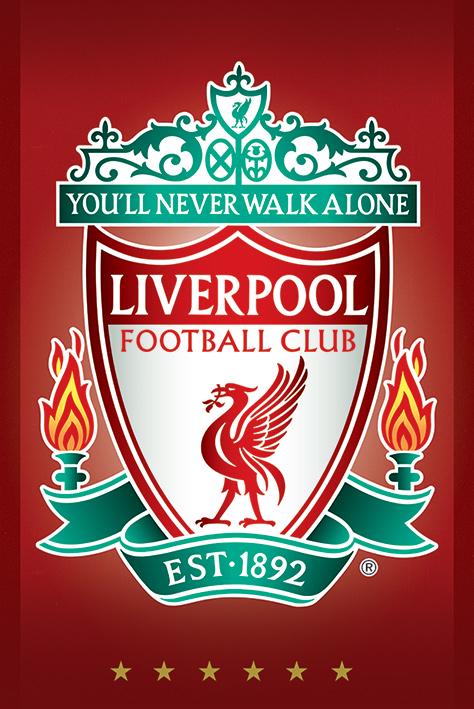Постер плакат Ліверпуль/Liverpool FC Crest 61x91,5 см • Краща ціна в ...