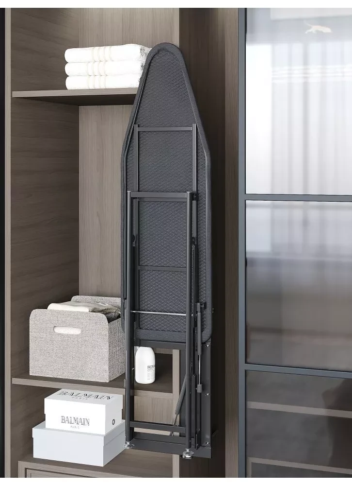 Прасувальна дошка для гардеробу Starax розкладна 160 мм Антрацит (S-6611-A) - фото 2 Прасувальна дошка для гардеробу Starax розкладна 160 мм Антрацит (S-6611-A) - фото 2