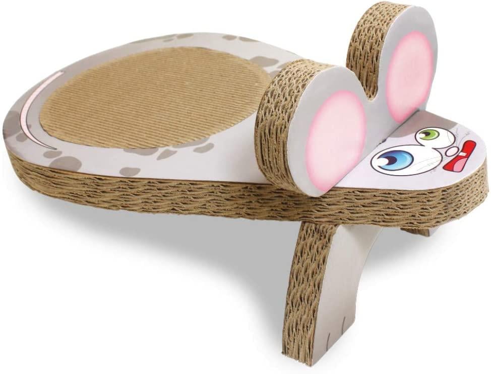 Когтеточка мышь Croci Mouse Gas Cardboard 25х45х20 см гофрокартон