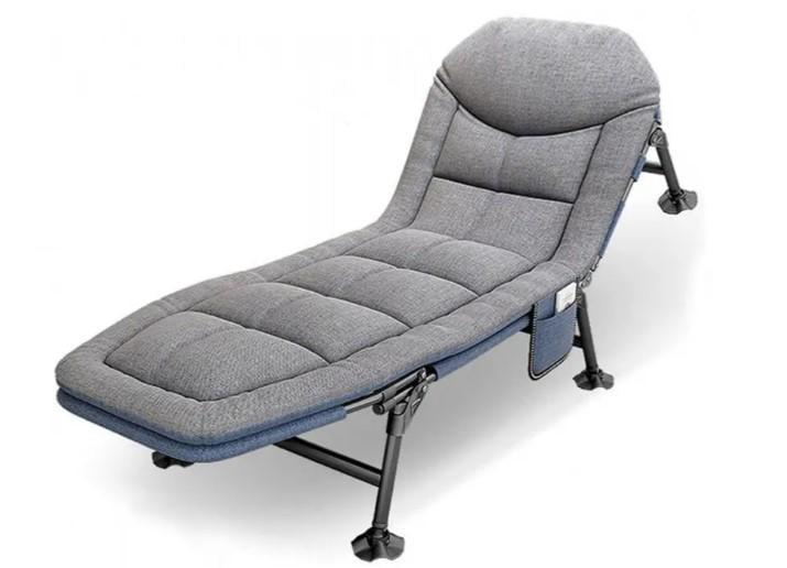 Ліжко туристичне Комбат Jet Folding-Bed 180х56х30 см до 150 кг з подушкою і матрацом (2104618498)