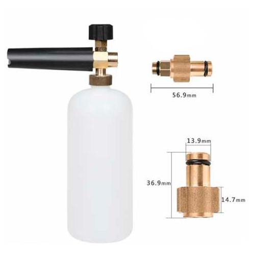 Насадка пенная S12 пенообразователь 1 л для моек Nilfisk Yili Hitachi Katar White (510018) - фото 2 Насадка пенная S12 пенообразователь 1 л для моек Nilfisk Yili Hitachi Katar White (510018) - фото 2