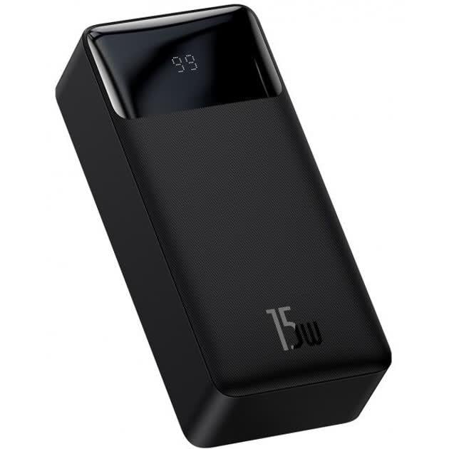 Повербанк BASEUS Bipow Digital Display 20W 30000 mAh Black