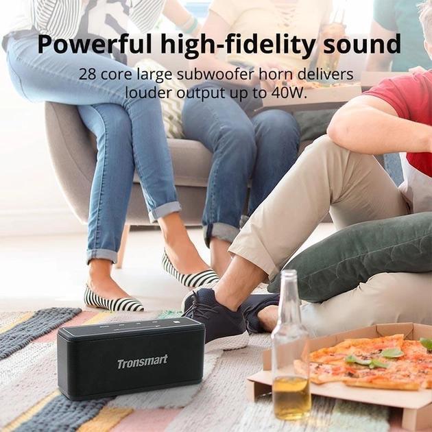 Колонка беспроводная портативная Tronsmart Element Mega Bluetooth Speaker 40W Black - фото 8