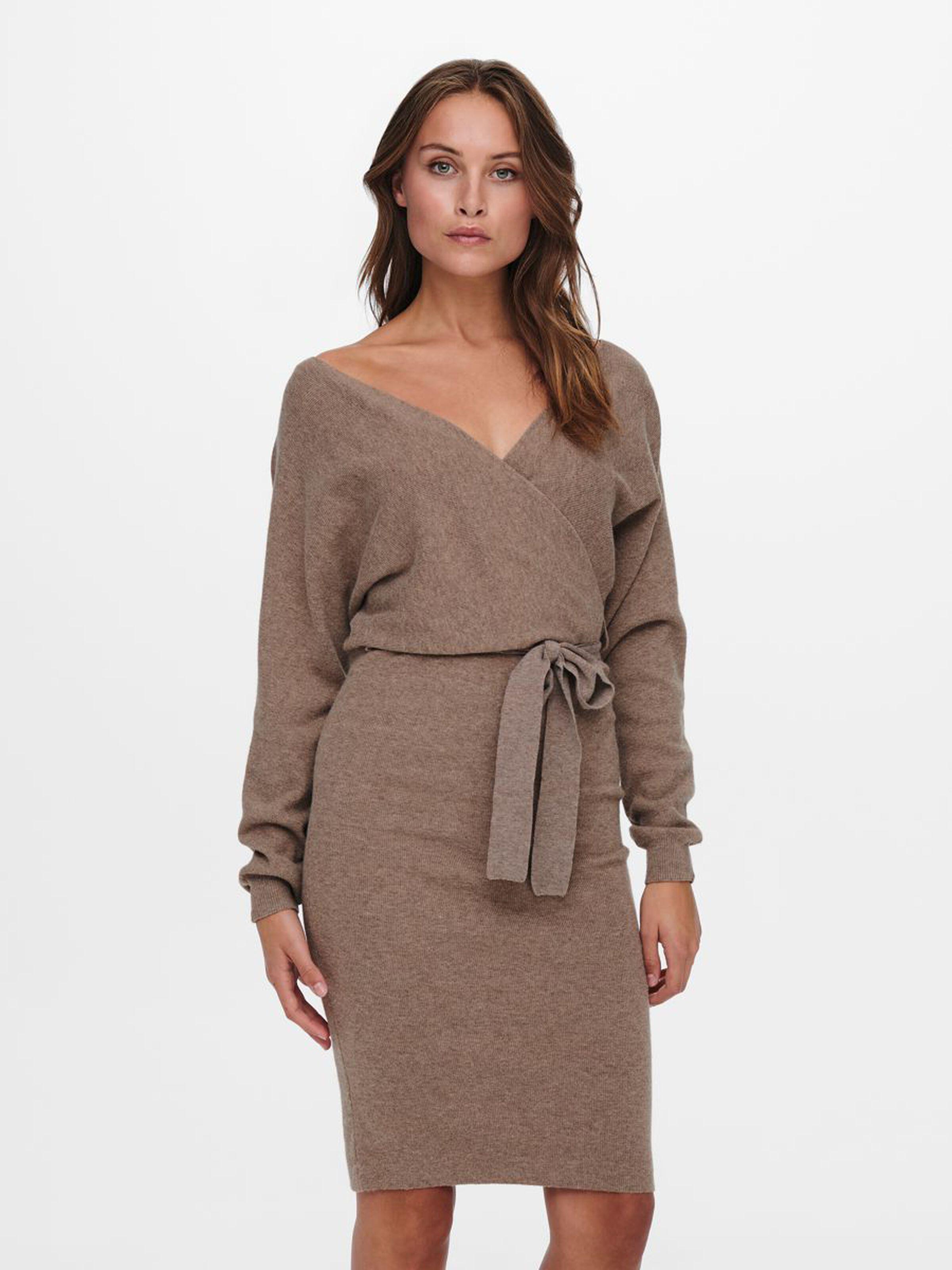 Платье женское Only 15236218 M Коричневый