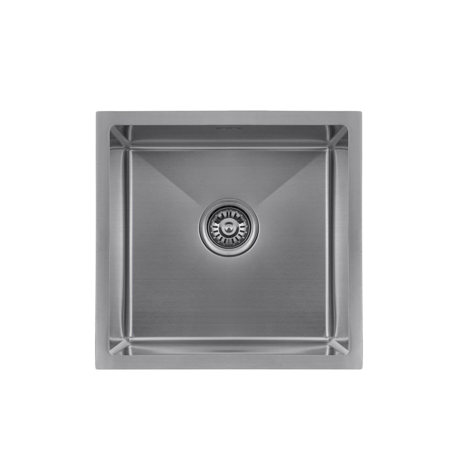 Мийка кухонна Kroner CV022798 прямокутна з нержавіючої сталі 460x450 мм (136827)