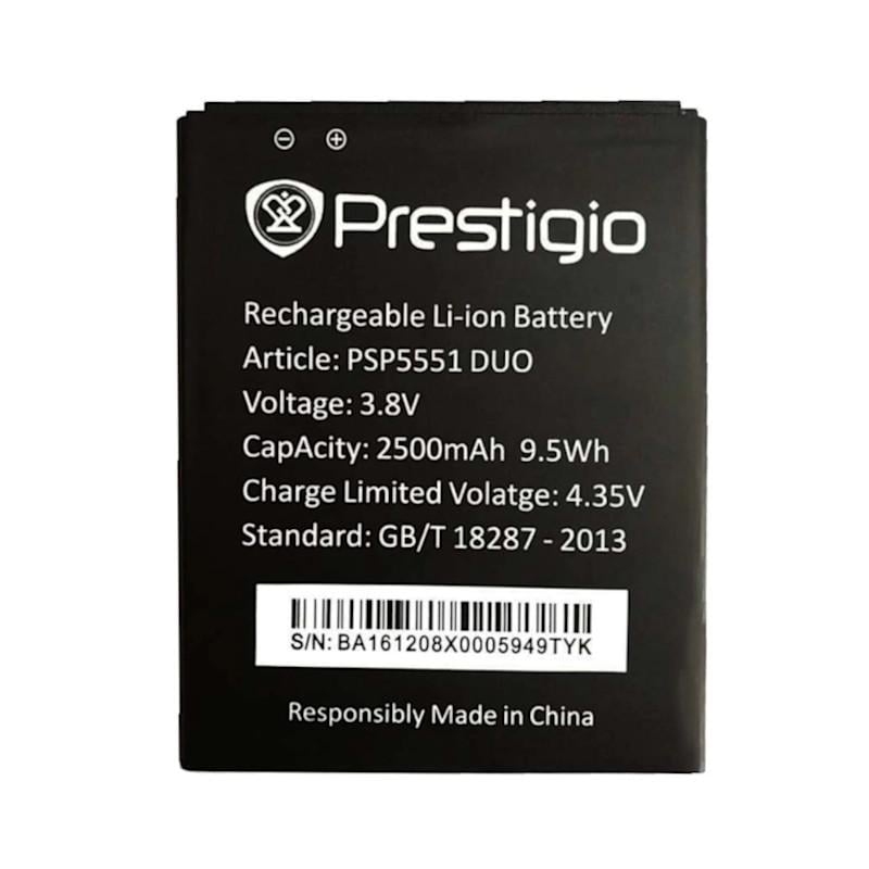 Акумуляторна батарея Prestigio PSP5551 Grace S5 2500 mAh Акумуляторна батарея Prestigio PSP5551 Grace S5 2500 mAh