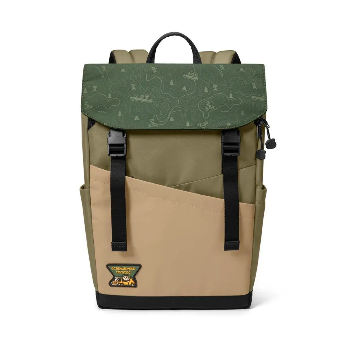 Рюкзак tomtoc Slash-T64 Flip Laptop Backpack 15,6 Inch/18 л Green (T64M1T1GC)