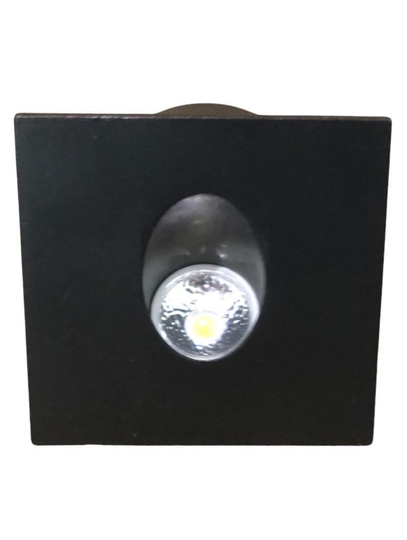 Светильник лестничный светодиодный Horoz Electric Zumrut 3W 4000K нейтральный свет Черный