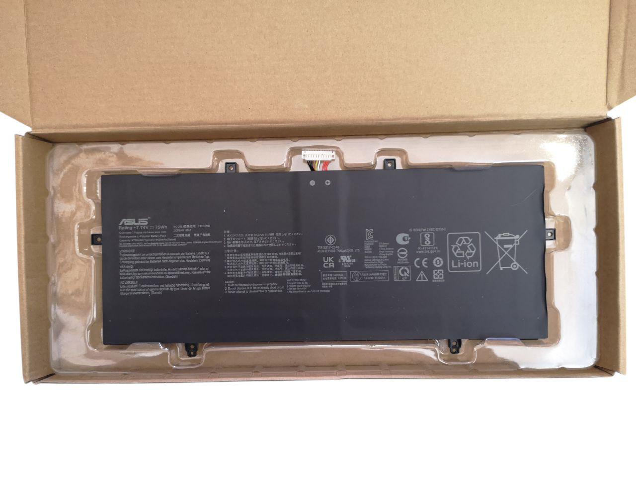 Аккумулятор для Asus ZenBook 14 OLED UM3402/UM3402DA/UM3402MA/UM3402YA/C22N2107 9702 mAh 75Wh (000012991)