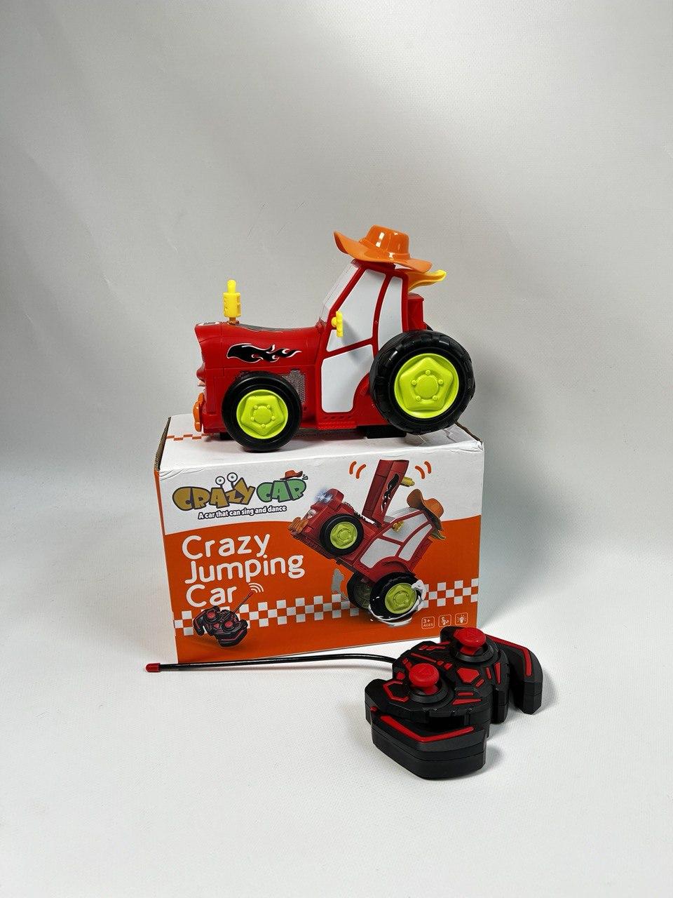 Трактор дитячий танцювальний Crazy Car музичний на пульті керування