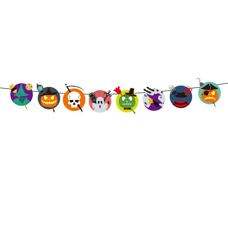 Гирлянда на Хэллоуин на стену 280 см Разноцветный (808103)