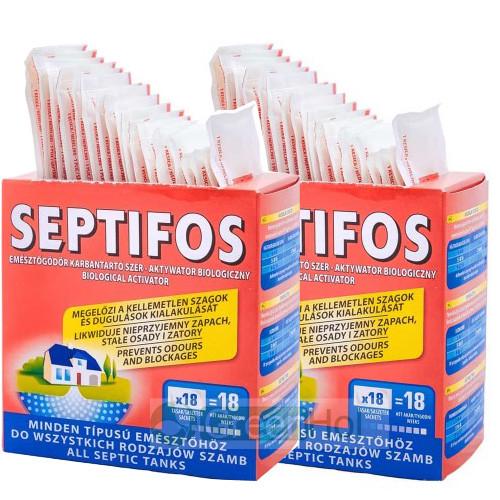 Бактерії для септика і вигрібної ями Септифос 1296 г 36 пакетиків (11104) - фото 1 Бактерії для септика і вигрібної ями Септифос 1296 г 36 пакетиків (11104) - фото 1