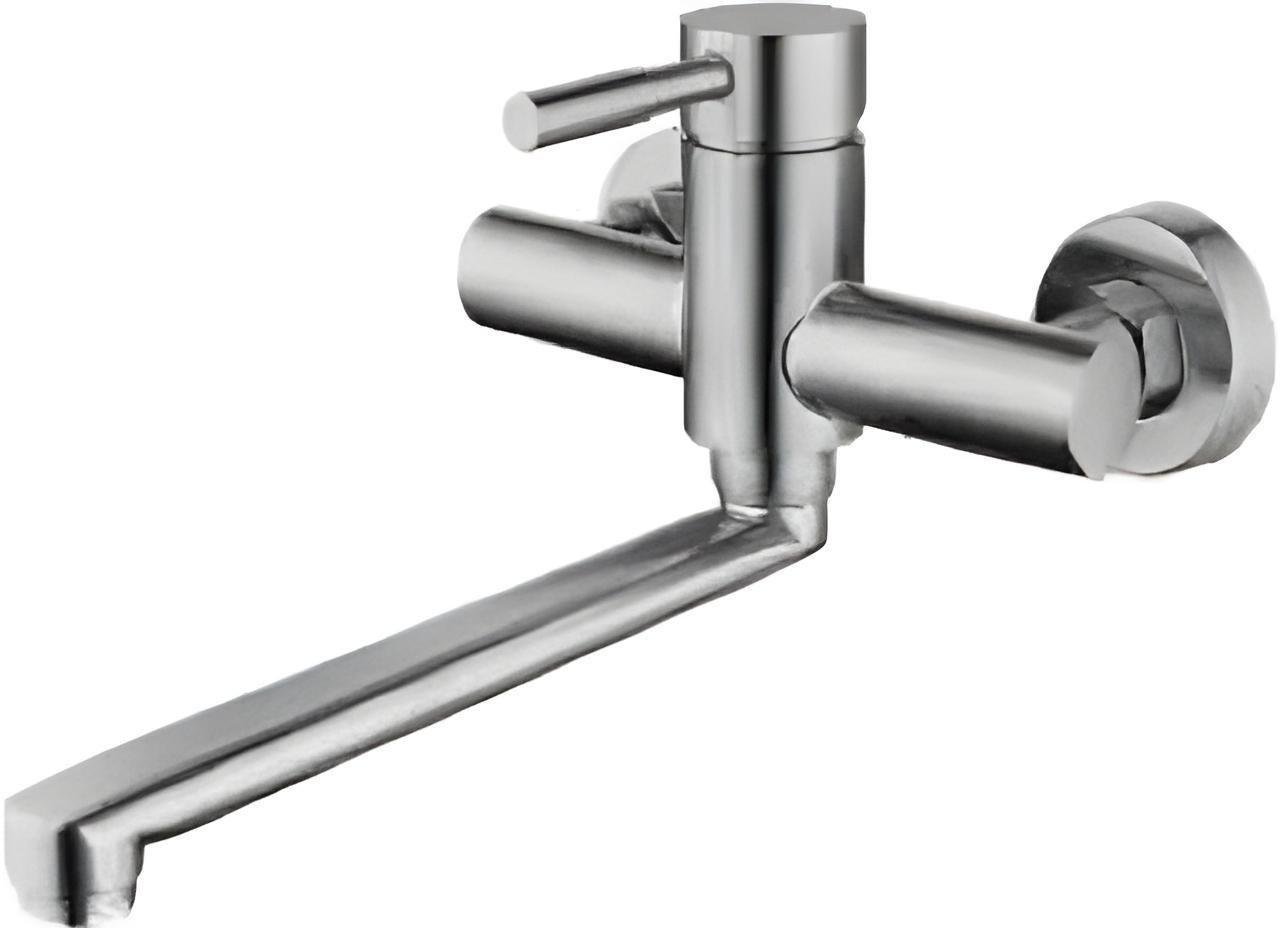 Змішувач для кухні SLAT MLT-40001VR ністінна одноважільний d 35 мм Хром (SQ-1055484)