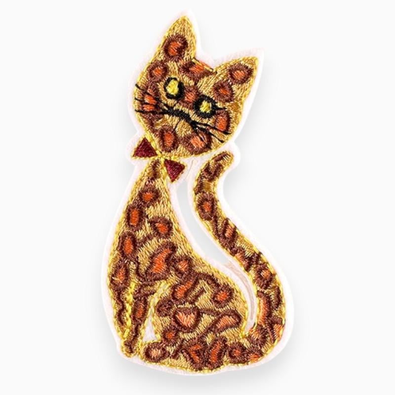 Термоаппликация Leopard вышитая 7,6х4 см 1 шт. Разноцветный (АК7640ж54)