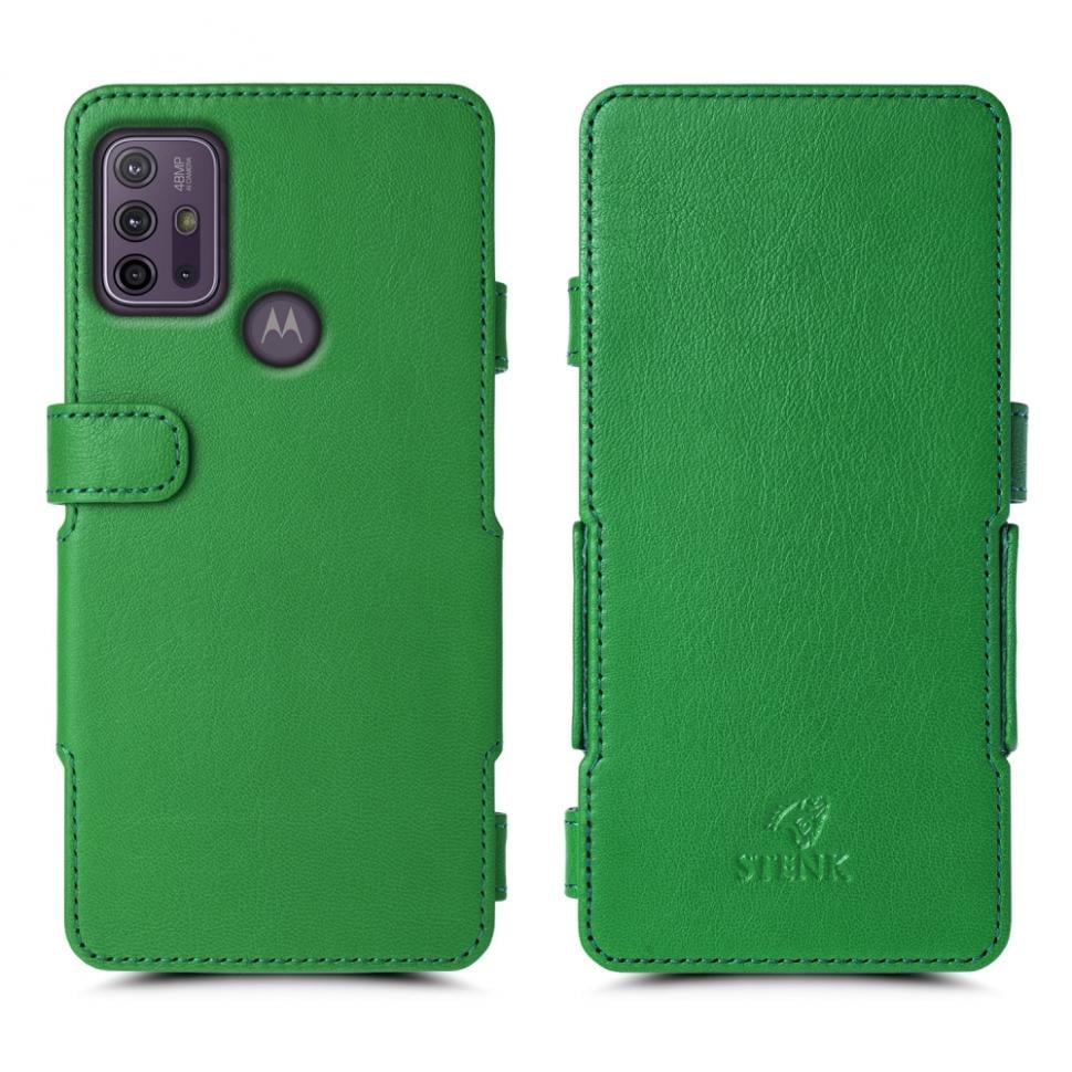 Чохол книжка Stenk Prime для Motorola Moto G10 Зелений (70086)
