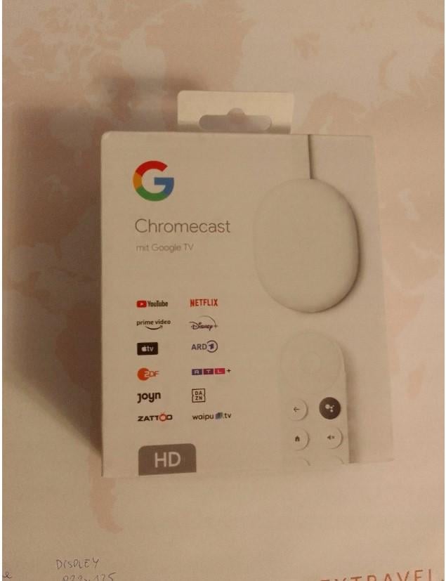 Плеєр мультимедійний Chromecast 4 HD TV Smart Білий (GA03131-DE) - фото 15