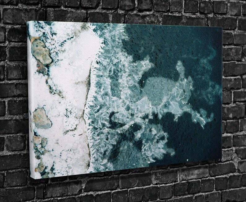 Картина для интерьера Ледяное моря и пляжи 80x54 см (800)