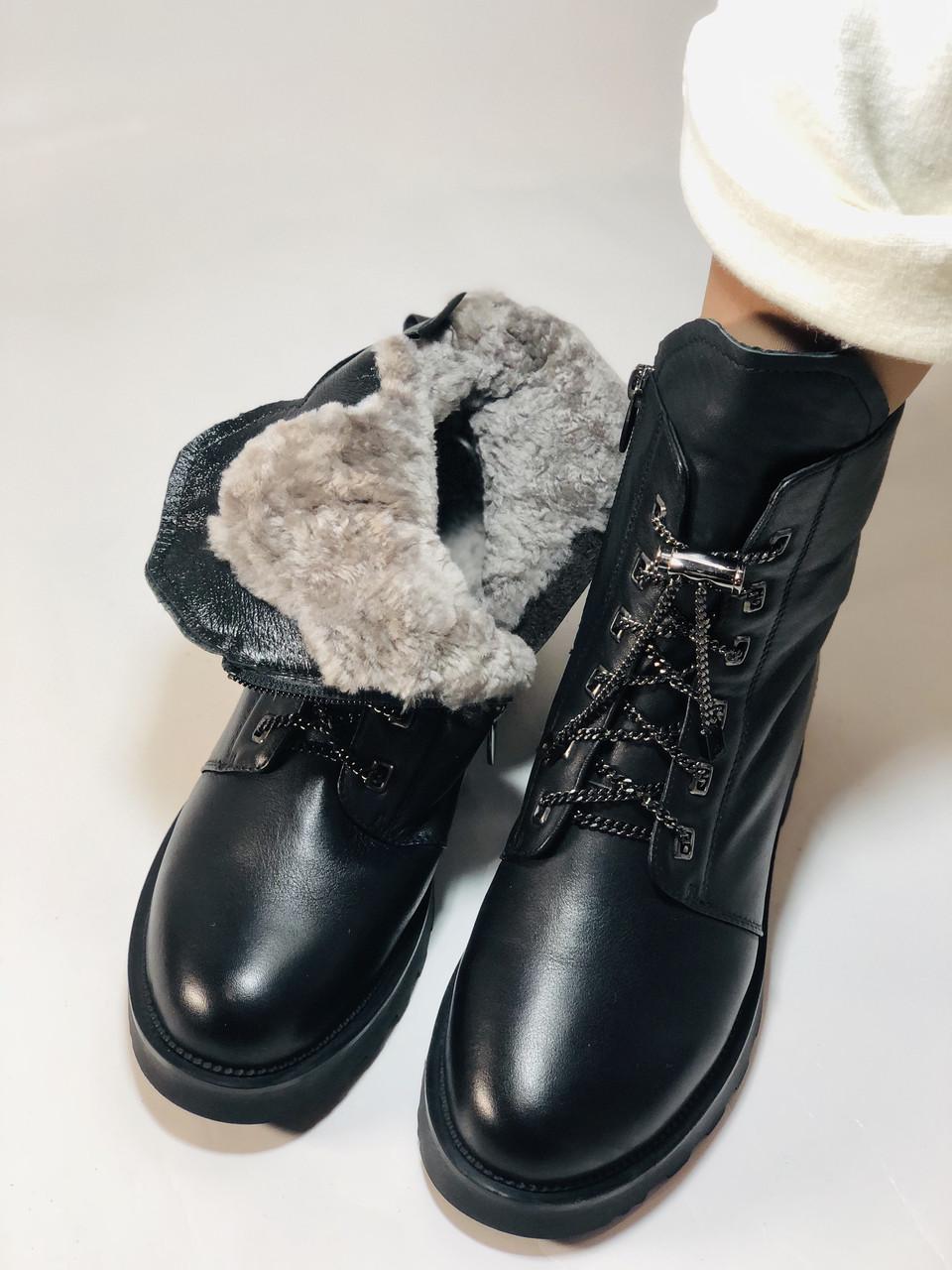 Ботинки женские зимние Polann р. 39 25,0 см Черный (2382) - фото 7 Ботинки женские зимние Polann р. 39 25,0 см Черный (2382) - фото 7