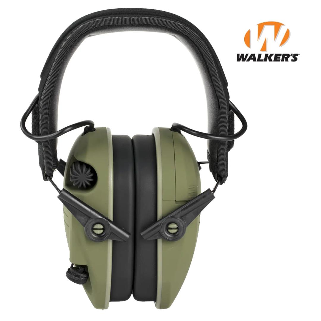 Наушники активные шумоподавляющие Walker's Razor Slim Patriot с патчами Olive (GWP-RSEMPAT-ODG) - фото 2