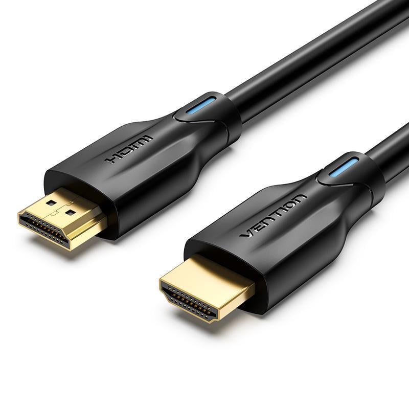 Кабель Vention HDMI 2.1 4K 120Hz 48 Гбіт/с Dolby Vision Dynamic HDR eARC HDCP 2.3 Dolby Atmos 10 м Чорний (AANBL)
