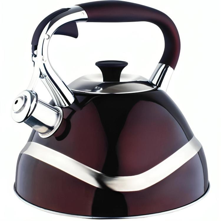 Чайник Edenberg со свистком из нержавеющей стали 3 л (EB-7010-burgundy) Чайник Edenberg со свистком из нержавеющей стали 3 л (EB-7010-burgundy)